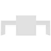 Vidaxl Coffee Table Set White 100x48x40 Cm Engineered Wood Vidaxl Coffee Table Set White 100x48x40 Cm Engineered Wood