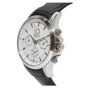 Omax PG08P62I Mens Multifunction Leather Watch