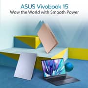 Asus Vivobook 15 X1502ZA-E8807W Touch Laptop – Core i3 1.2GHz 8GB 256GB Shared Win11Home 15.6inch FHD Blue English/Arabic Keyboard