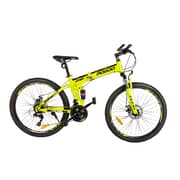 Mogoo Flexi Folding Bike 26 Inch (Fluorescent Yellow) 100% Assembled