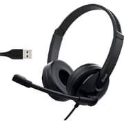 ISmart IC199 Wired Over Ear USB PC Headset Black ISmart IC199 Wired Over Ear USB PC Headset Black