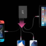 XPower PRO GX165 (165W) 4-Port Desktop Fast Charger [GaN Tech] - Black