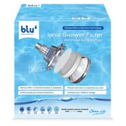 Ionic Shower Filter - Natural Immune System Booster, Rejuvenate Your Hair & Skin - Wall Mounted