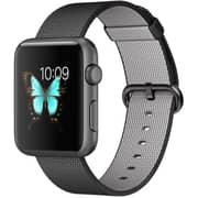Apple Watch Series 2 - 42mm Space Grey Aluminium Case with Black Woven Nylon
