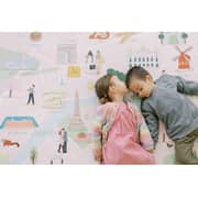 Milk It Baby Paris Play Mat, City Tour Collection 100% TPU Foam Reversible Mat