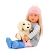 Our Generation Doll W/ Pet DOur Generation (Golden Retriever) Meagan Our Generation Doll W/ Pet DOur Generation (Golden Retriever) Meagan