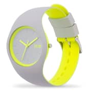 Ice Duo Grey Yellow Medium 3H Unisex Watch Ice Duo Grey Yellow Medium 3H Unisex Watch
