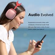 Promate Wireless Bluetooth Headphones, Ergonomic Over-ear Adjustable Bluetooth 5.0 Headset With Mic, Fm Radio, Tf Card Slot And Wired Mode 3.5mm Jack For Iphone 12, Gym, Travel, Office, Airbeat Red Promate Wireless Bluetooth Headphones, Ergonomic Over-ear Adjustable Bluetooth 5.0 Headset With Mic, Fm Radio, Tf Card Slot And Wired Mode 3.5mm Jack For Iphone 12, Gym, Travel, Office, Airbeat Red