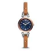 Fossil ES4277 Georgia Three-Hand Luggage Leather Ladies Watch