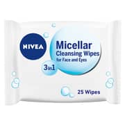 Nivea Micellar Cleansing Wipes 25 Wipes