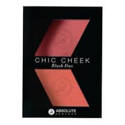 Absolute New York Chic Cheek Blush Duo Pure Pink/Papaya ABS0MFBD04 Absolute New York Chic Cheek Blush Duo Pure Pink/Papaya ABS0MFBD04