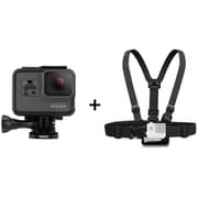 GoPro Hero5 Black Edition Action Camera G02Q4BLKH5CHS + CHESTY Chest Harness