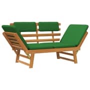 Vidaxl Garden Bench With Cushions 2-in-1 190 Cm Solid Acacia Wood Vidaxl Garden Bench With Cushions 2-in-1 190 Cm Solid Acacia Wood
