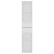 Vidaxl Book Cabinet White 36x30x171 Cm Engineered Wood