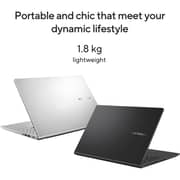 Asus Vivobook 15 (2020) Laptop - 11th Gen / Intel Core i3-1115G4 / 15.6inch FHD / 256GB SSD / 4GB RAM / Shared Intel UHD Graphics / Windows 11 Home / English & Arabic Keyboard / Black / Middle East Version - [X1500EA-BQ2626W]