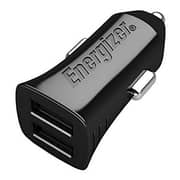 Energizer Ultimate Dual USB Car Charger Black - DCA2DUBK3