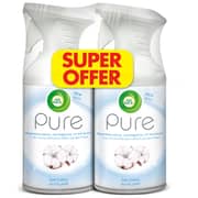 Airwick Air Freshner Aerosol Pure Soft Cotton Twin Pack