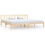 Vidaxl Bed Frame Solid Pinewood 180x200 Cm 6ft Super King Uk Vidaxl Bed Frame Solid Pinewood 180x200 Cm 6ft Super King Uk