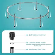 Ultimax - Trampoline For Kids With Enclosure Net Jumping Mat & Spring Cover Padding, Outdoor And Indoor Workout, Children Bouncers, Thick Spring, Anti-skid Shock Absorption