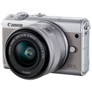 Canon EOS M100 Mirrorless Digital Camera Body Grey With EF-M15-45 IS STM Lens