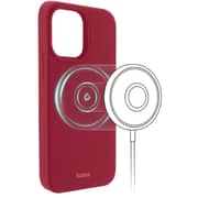 Hama MagCase Finest Feel Pro Case Red Apple iPhone 14 Pro