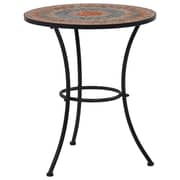 vidaXL Mosaic Bistro Table Orange/Grey 60cm Ceramic vidaXL Mosaic Bistro Table Orange/Grey 60cm Ceramic