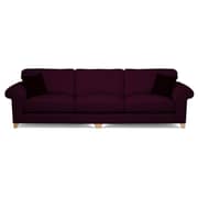 Galaxy Design Angelic 3 Seater Sofa Red Wine