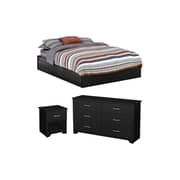 Queen Panel Configurable Bedroom Set Super King Bedroom Set Black