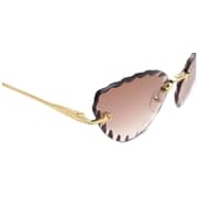 CHLOE Cat-Eye Gold Sunglasses For Women CL-CE157S-742-60