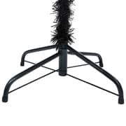 vidaXL Artificial Christmas Tree with Stand Black 150 cm PVC vidaXL Artificial Christmas Tree with Stand Black 150 cm PVC