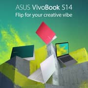 ASUS VivoBook S14 (2020) Laptop - 11th Gen / Intel Core i7-1165G7 / 14inch FHD / 16GB RAM / 512GB SSD / 2GB NVIDIA GeForce MX350 Graphics / Windows 11 Home / English & Arabic Keyboard / Red / Middle East Version - [S433EQ-AM0R7W]