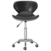 Vidaxl Swivel Dining Chairs 2 Pcs Black Faux Leather Vidaxl Swivel Dining Chairs 2 Pcs Black Faux Leather
