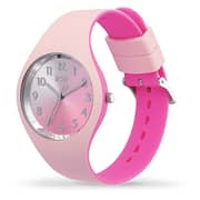 Ice Duo Chic Pink Silver Small 3H Women Watch