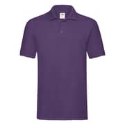 Fruit Of The Loom Premium Polo Purple Small