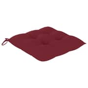 Vidaxl Chair Cushions 2 Pcs Wine Red 40x40x7 Cm Fabric Vidaxl Chair Cushions 2 Pcs Wine Red 40x40x7 Cm Fabric