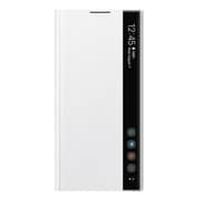 Samsung Clear View Cover White For Note 10 Plus