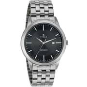 Titan, 1584SM04, Mens Watch Classique Collection Analog, Black Dial Silver Stainless Band