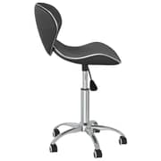vidaXL Swivel Dining Chairs 4 pcs Grey Faux Leather vidaXL Swivel Dining Chairs 4 pcs Grey Faux Leather