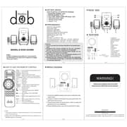 Porsh S9000 Bluetooth Multimedia Speaker System With Remote