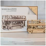 Wooden City London Bus 3D Mechanical Model