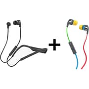 Skullcandy S2PGHW Smokin Buds 2 In Ear Bluetooth Wireless Earphone + Smokin Buds 2 Earphone Skullcandy S2PGHW Smokin Buds 2 In Ear Bluetooth Wireless Earphone + Smokin Buds 2 Earphone