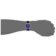 Omax Masterpiece Collection Blue Leather Analog Watch For Men MG33R44I
