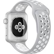 Apple Watch Nike+ - 42mm Silver Aluminium Case with Flat Silver/White Nike Sport Band Apple Watch Nike+ - 42mm Silver Aluminium Case with Flat Silver/White Nike Sport Band