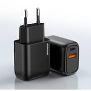 Joyroom 20Watts Dual Port PD + QC 3.0 Smart Travel Charger EU Black Joyroom 20Watts Dual Port PD + QC 3.0 Smart Travel Charger EU Black