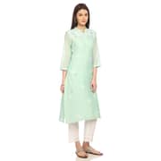 BIBA Sea Green Straight Kurta Size 38