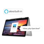 Dell Inspiron 13 7386 Convertible Touch Laptop - Core i7 1.8GHz 16GB 512GB Shared Win10 13.3inch FHD Silver + Pre-loaded MS Office