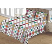 BYFT Premium Single Size Flat Bedsheet 150x230 CM and Pillow Case (Checkered) BYFT Premium Single Size Flat Bedsheet 150x230 CM and Pillow Case (Checkered)