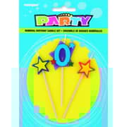 Unique- Star Birthday Candle Set-0 Unique- Star Birthday Candle Set-0
