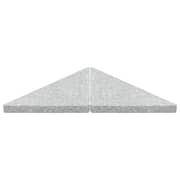 vidaXL Umbrella Weight Plates 4 pcs Grey Granite Triangular 60 kg vidaXL Umbrella Weight Plates 4 pcs Grey Granite Triangular 60 kg