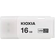 Kioxia TransMemory U301 USB 3.2 Gen 1 Flash Drive 16GB White LU301W016GG4 Kioxia TransMemory U301 USB 3.2 Gen 1 Flash Drive 16GB White LU301W016GG4